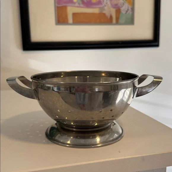 Premium Stainless Steel Small Colanders (2) with Handles - Picture 8 of 11